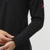 Mammut Мужская футболка с длинным рукавом и молнией на половину Aenergy ML однотонная tops Черный 1016-01660