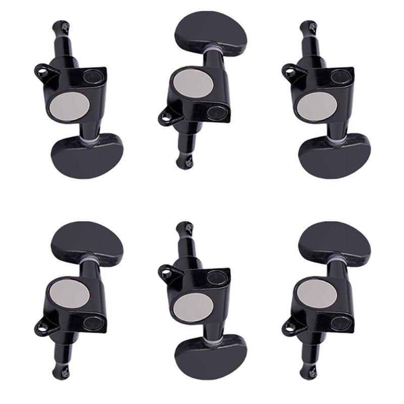 6Pcs Sealed Guitar Tunings Pegs 3 Left 3 Right Guitar Machine Heads Knobs Tuner Replacement Guitar Accessories