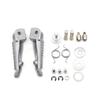 For Kawasaki ZX4R ZX4RR ZX-4R ZX-4RR ZX 4R 4RR  Motorcycle Accessories Front Footrest Foot pegs Brackets Foot Pedals