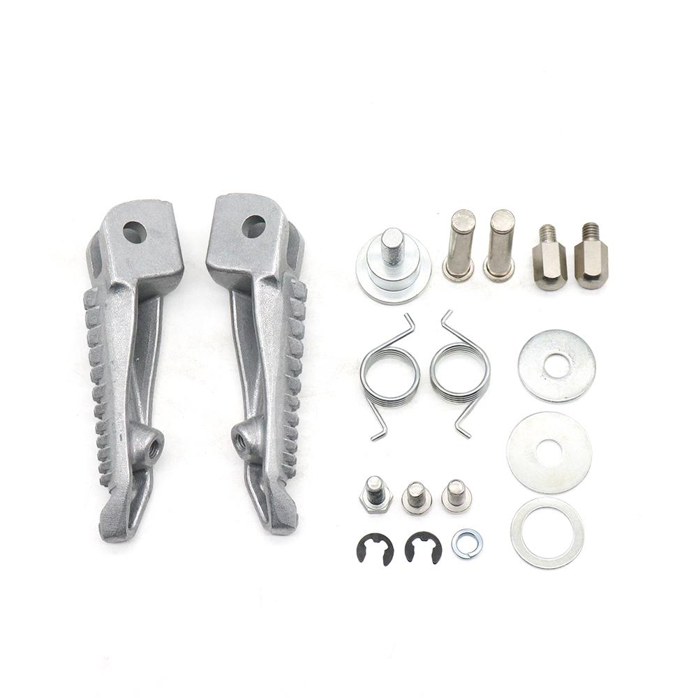 For Kawasaki ZX4R ZX4RR ZX-4R ZX-4RR ZX 4R 4RR Motorcycle Accessories Front Footrest Foot pegs Brackets Foot Pedals