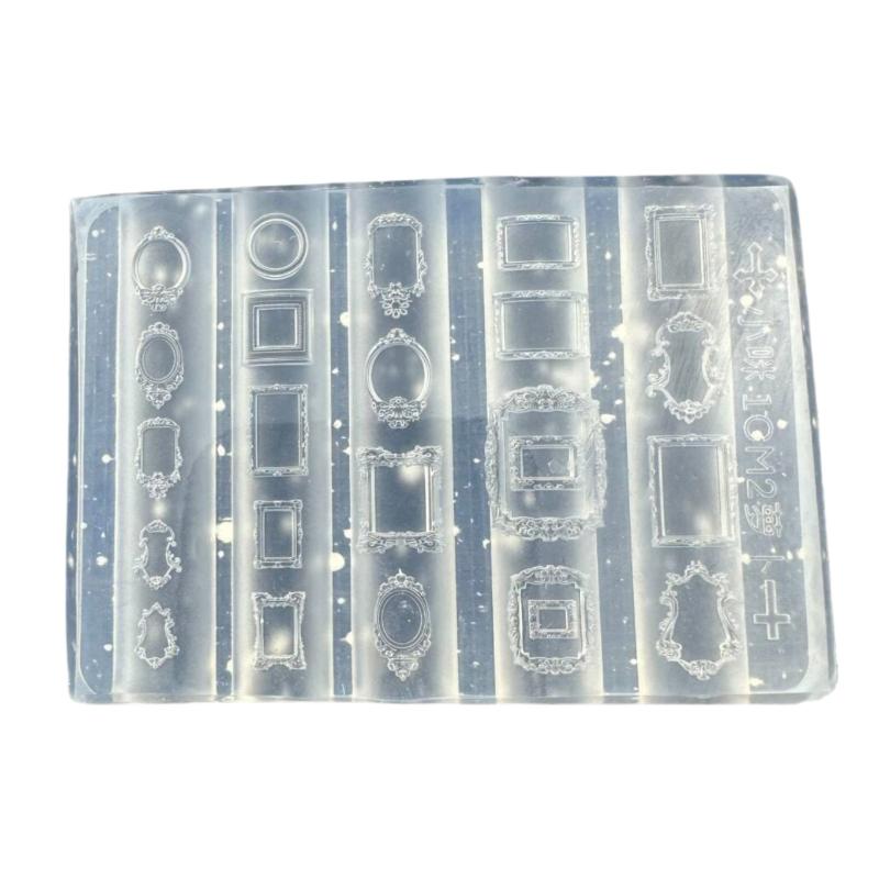 3D Силиконовая форма для ногтей Цветок Шелковая лента Дизайн Бабочки Прозрачный Рельеф DIY Украшение для нейл-арта Инструмент для маникюра