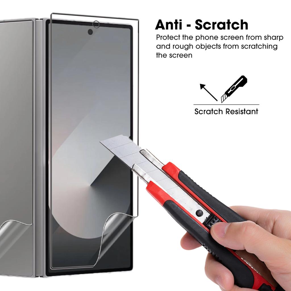 Гидрогелевая пленка Fold7 для Samsung Galaxy Z Fold 7 6 5 Защитная мягкая пленка для экрана с защитой от царапин для ZFold7 ZFold6 zfold5