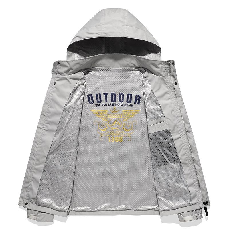 Большой размер Новая куртка Мужская куртка Мужская рабочая куртка Весенне-осенняя куртка Рабочая куртка Мужская трендовая
