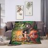 The Jungle Book Super Soft Blankets  Picnic Plush Bedding Throws Street Trend Bedroom Flannel Bedspread Sofa Bed Cover
