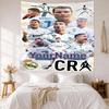 Cristiano Ronaldo Custom Your Name Wall Decor Tapestry Art For Pet Memorial Birthdaywedding Party Backdrop Family Gift