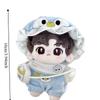 1 set Penguin Baby 10cm Cotton Doll Clothes Baby Bottle Cartoon Cotton Doll's Clothes Set Outfit Mini 10cm Doll Clothes