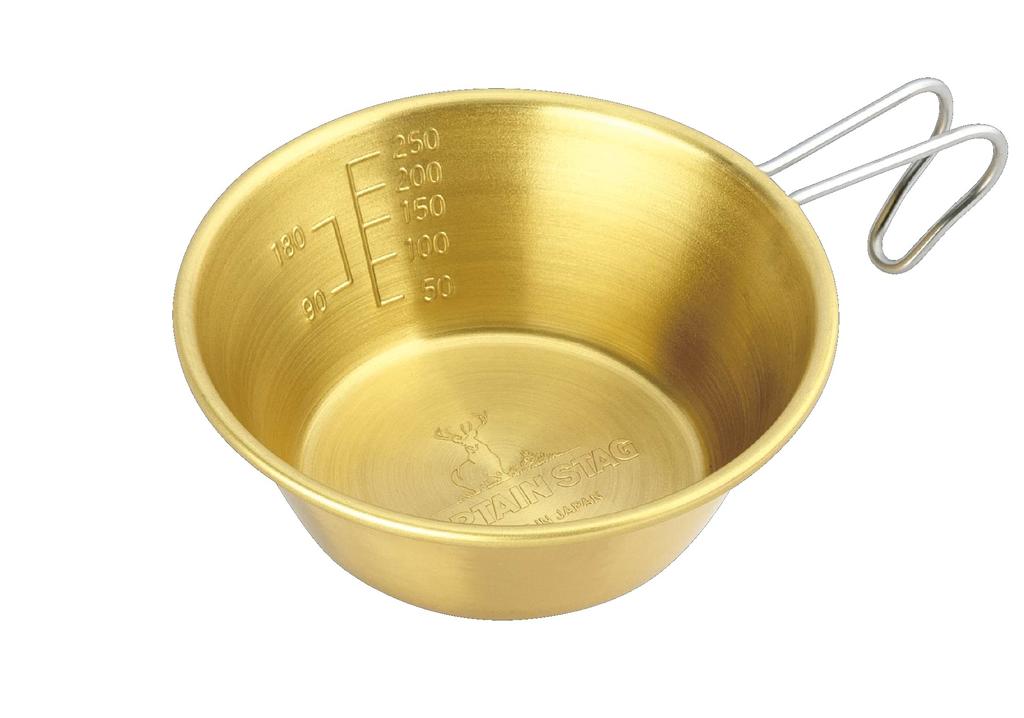 CAPTAIN STAG Sierra Cup Латунь Sierra Cup 320 мл Латунь Сделано в Японии Сделано в золоте Tsubame-Sanjo UH-66