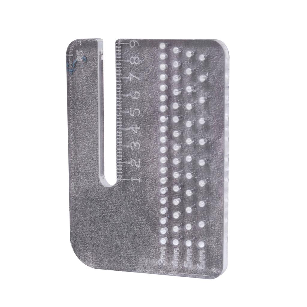 Acrylic Punching Aid Plate Leather Stitching Punch Aid Plate Leathercraft Punch Tool, Leather Stitching Aid Plate