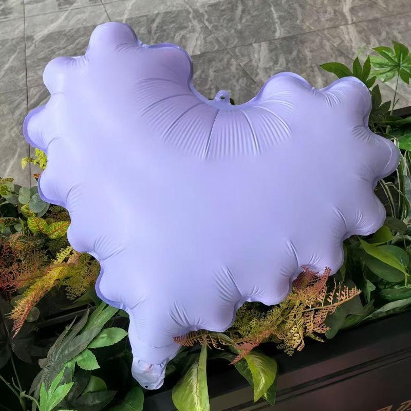 18-inch Wavy Heart-shaped Aluminum Film Balloon Birthday Photo Store Atmosphere Decoration Balloon
