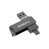 Lenovo MU251 256 ГБ 128 ГБ 64 ГБ 32 ГБ USB3.2+Type-C двухпортовый U-диск вращающийся металлический USB-флеш-накопитель высокоскоростная передача U-диск