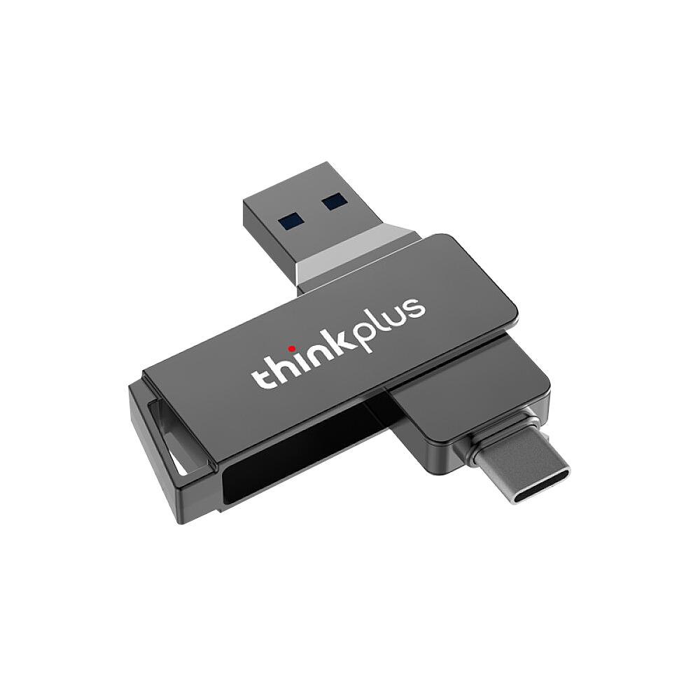Lenovo MU251 256 ГБ 128 ГБ 64 ГБ 32 ГБ USB3.2+Type-C двухпортовый U-диск вращающийся металлический USB-флеш-накопитель высокоскоростная передача U-диск