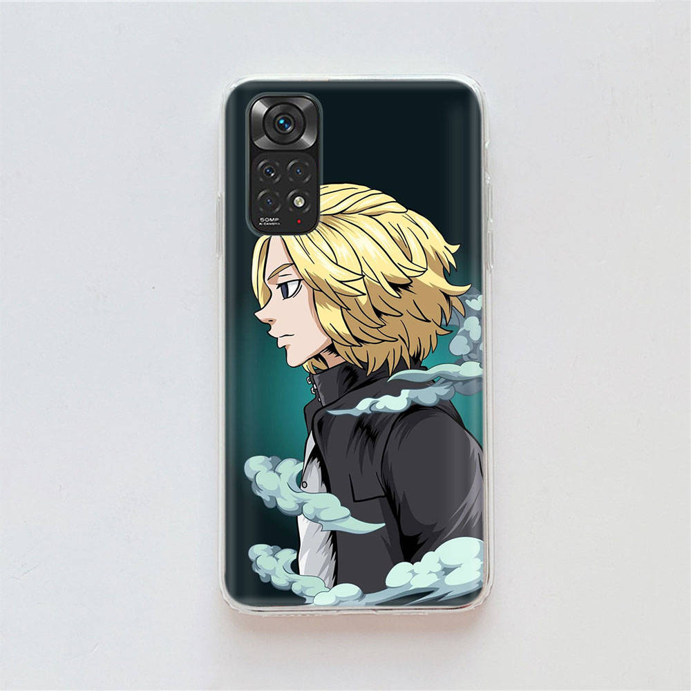 Чехол DT25 Tokyo Revengers для Samsung A04 A14 A23 A34 A54 M23 M33 M52 M53 Realme 10 9 C30S C35 C55 VIVO Y02S Y21 Y33S Y51 X80 Pro Прозрачная крышка