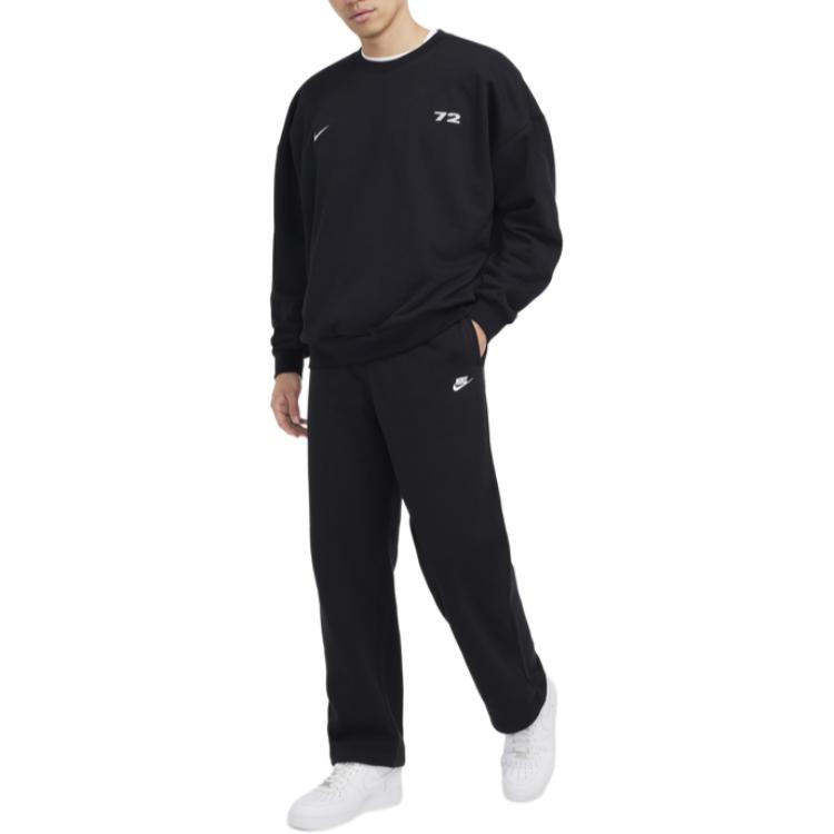 Nike Club Sweatshirt Men's Black/Wolf Gray HQ2962-010