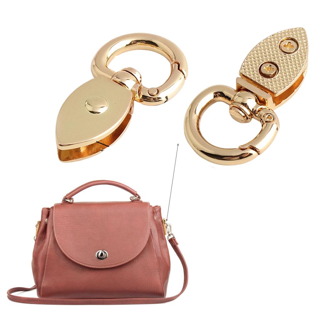 2 шт. Античная металлическая пружинная застежка Соединитель ремня сумки Сверхпрочная боковая пряжка-замок для DIY аксессуаров для сумки