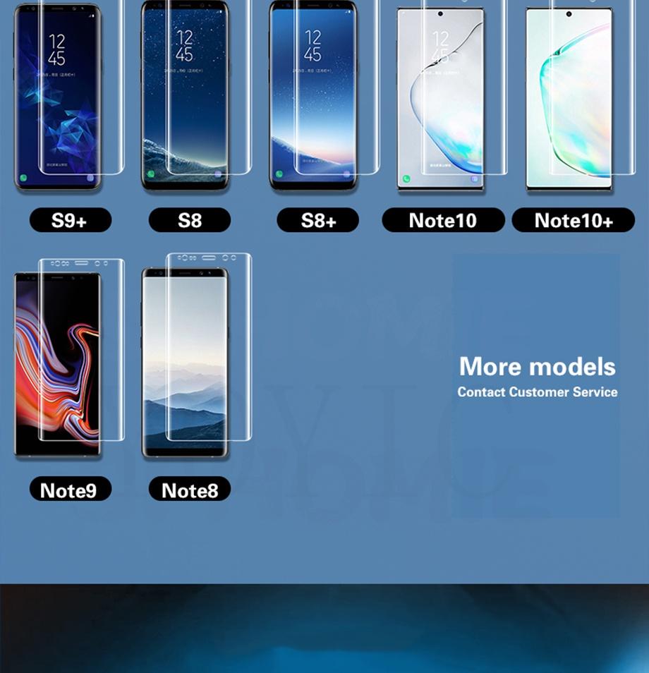 4Pcs Hydrogel Film On the Screen Protector For Samsung Galaxy S10 S20 S9 S8 S21 Plus Ultra Screen Protector For Note 20 8 9 10