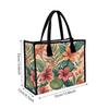 Tropical Floral Print Casual Large Tote Bag for Daily Use
