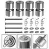 4 Pack Aluminum Alloy GL1 GMNR925 Trailer Tailgate Lift Assist Rollers Kit