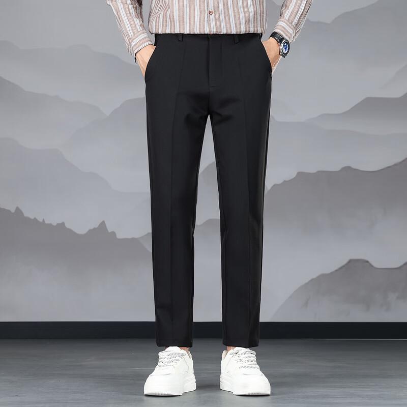 Jeep Мужские брюки business casual прямого кроя, свободного облегания