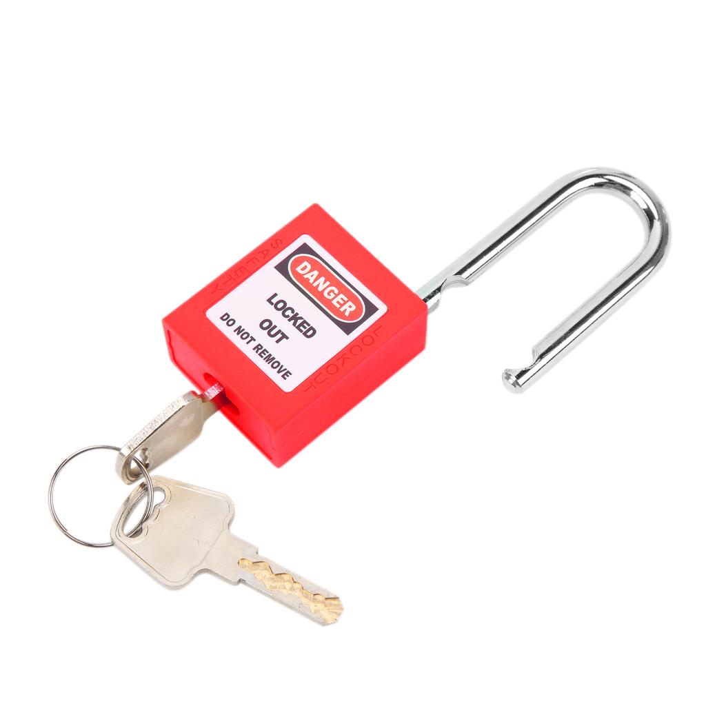 38 мм Блокировка Блокировка Изоляция Безопасность Инженерное дело LOTO Навесной замок для машиностроения Красный