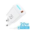 QOOVI PD 20 Вт Мини USB Type C Зарядное устройство Быстрая зарядка Сетевой адаптер Quick Charge 3.0 PD Для iPhone Xiaomi Samsung