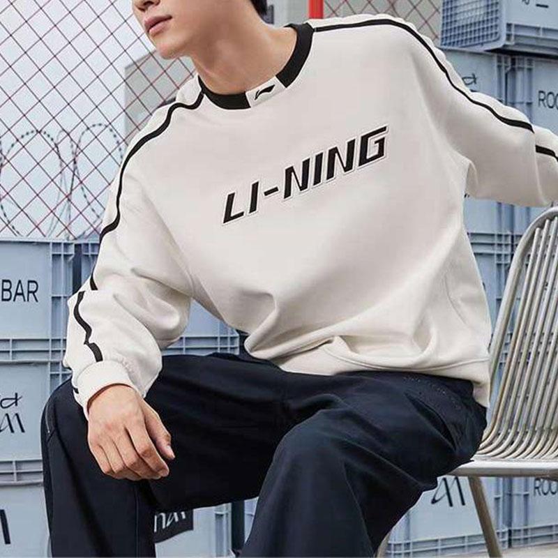 Свитшоты Li Ning Унисекс С круглым вырезом Умеренный Обычный YWDT541-1
