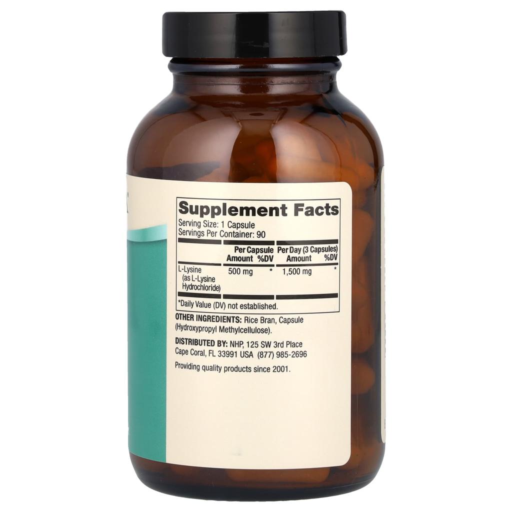 Dr. Mercola, L-Lysine, 1,500Mg, 90 Capsules
