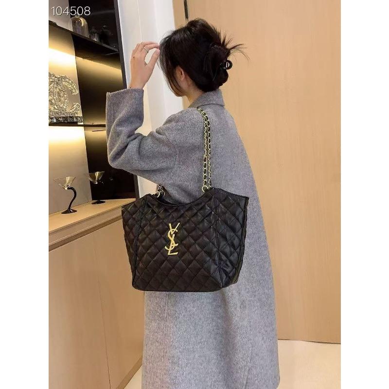 Модная сумка-тоут Lingge большого объема для женщин, новая модная и высококачественная сумка через плечо из натуральной кожи