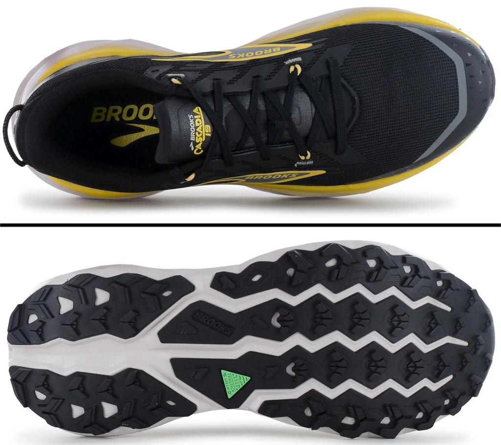 BROOKS Cascadia 19 - Мужские кроссовки для трейлраннинга Черные 1104571D-017 ОРИГИНАЛ