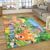 Cute Animal Crossing New Horizons Cartoon Carpet Rug for Bedroom Living Room Home Sofa Decoration,Kid Game Large Decor Floor Mat