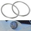 Chrome ABS Trim For Nissan Juke Accessories Head Lamp Front Bumper Headlight Ring 2010 2011 2012 2013