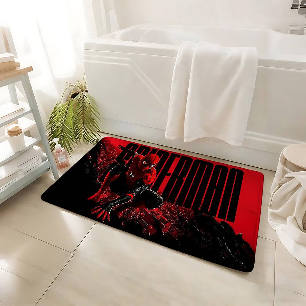 Cool-S-spider-M-manS Carpet Bathroom Anti-slip Mat Door Mat Home Decoration Mat Entrance Door Mat Scratch-resistant Door Mat