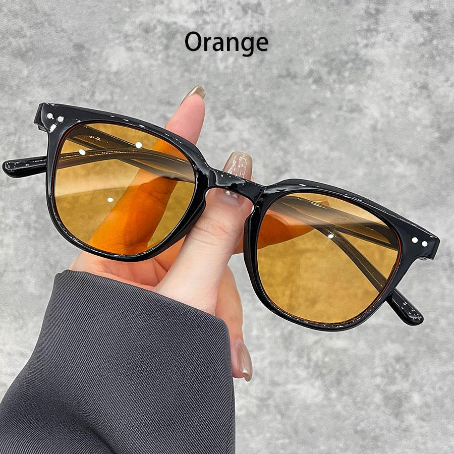 Fashion Small Round Unisex Women's Powder Blusher Gradient Pink Lenses Sunglasses Women Men Classic Metal Decoration Goggles