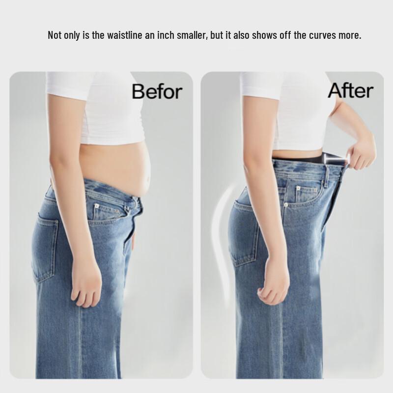 Mao Ren Seamless Ice Silk 3-in-1 Tummy Control Safety Shorts