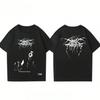 2025 Новая футболка с коротким рукавом Darkthrone для мальчиков, летняя, хлопковая, блэк-метал, модный бренд, с полурукавом, для пары