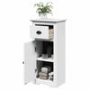VidaXL Bathroom Cabinet BODO White 44x30x90 Cm, Bathroom Storage Cabinet, Bathroom Cupboard, 4016857