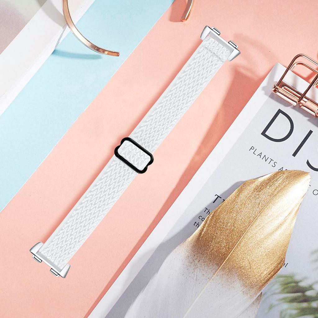 Для Huawei Band 10/9/8 Регулируемый нейлоновый ремешок для часов Волнистый дизайн Эластичный браслет