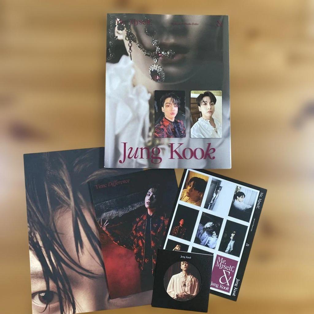 [USED] BTS Photobook Me Myself Jungkook Time Difference
