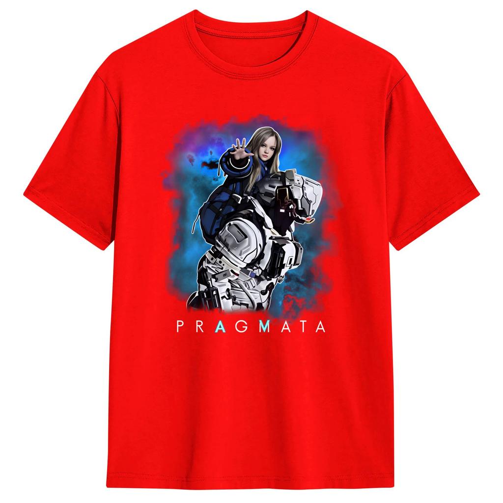 Pragmata Diana Scifi Gamer TShirt Unisex  Aesthetic TShirts Summer O Neck Novelty Tees Print Oversized Clothes