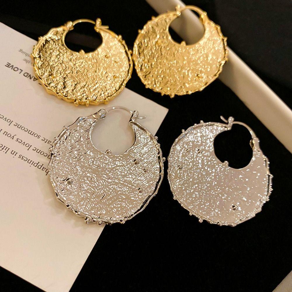 Классические круглые серьги-пряжки, модные геометрические серьги-гвоздики, подарок, нестандартные круглые серьги-подвески, ср.