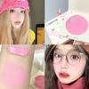 Peach Pink Creamy Blush Cheek Rouge Contouring Brightening Waterproof Eyeshadow Blusher Face  Makeup Cosmetics