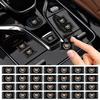 10x 3D Epoxy Car Exterior/Interior Decor Small Stickers Decal for Cadillac Logo Escalade CTS ATS SRX XTS XT5 STS CT5 CT6 BLS XLR