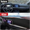 Автомобильные аксессуары для Volkswagen VW Golf 8 MK8 2022 2023, крышка приборной панели, избегайте света, козырек от солнца, анти-УФ-ковры