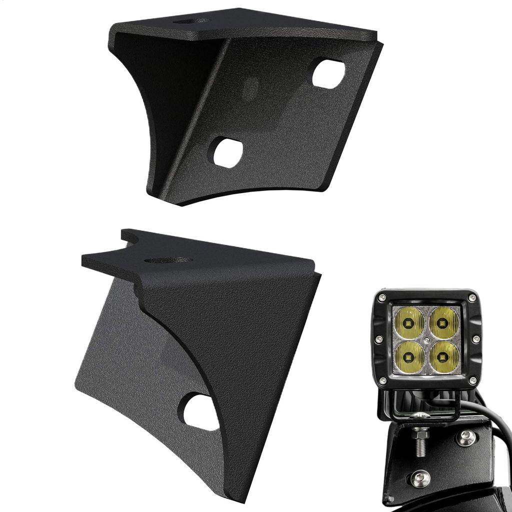 Кронштейн для крепления фар на петли лобового стекла, 2 шт., внедорожный кронштейн-держатель для петель, стабильный кронштейн для фар лобового стекла для квадроцикла, мотокросса, питбайка