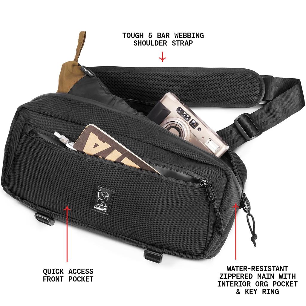 Chrome MINI KADET (current Model) Body Bag, MUVXMAUVE X, Mauve, Purple, Pink, X, Water-repellent