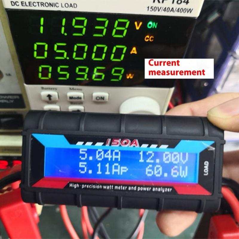 200A Energy Meter Power Analyzers with Battery Electric Safety Monitoring & Adjustable Screen for Enhances Readability