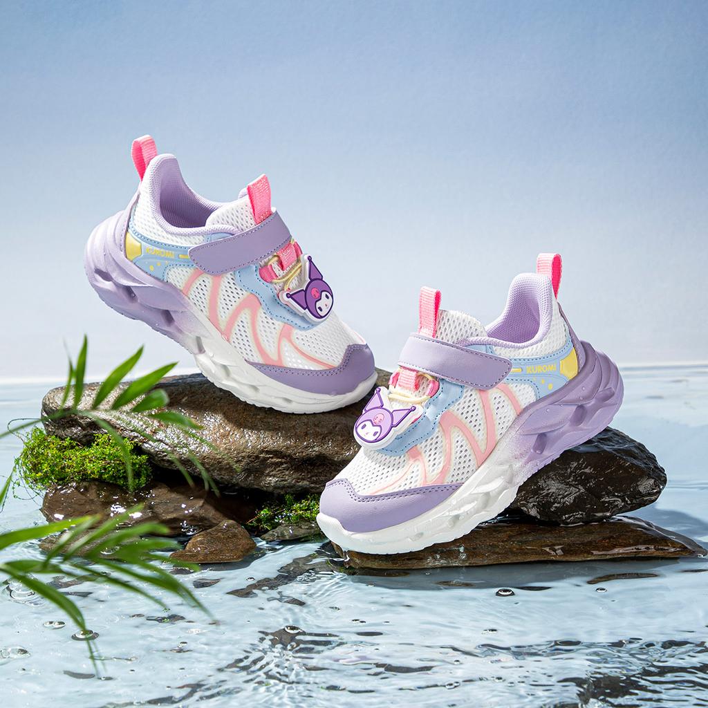 Kaiti cat children's shoes, large children's outdoor shoes, 2026 summer new single net girls' sports shoes