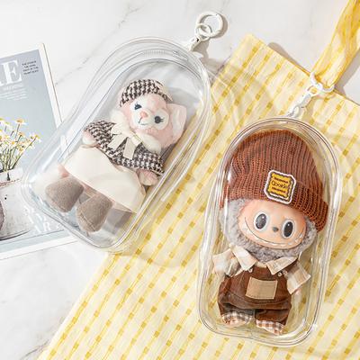 Коробка-сюрприз Чехол для хранения Аниме Украшения Органайзер для коробок-сюрпризов Квадратная Сумка для демонстрации плюшевых кукол с брелоком