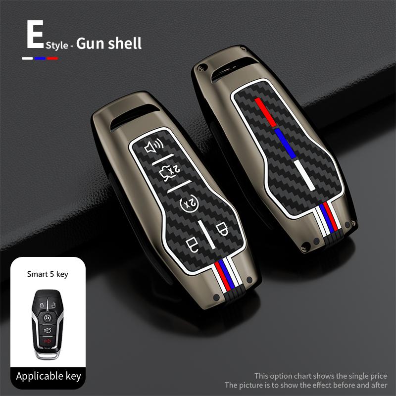 4 / 5 кнопок Чехол-брелок из цинкового сплава для автомобиля Ford Fusion Mondeo Mustang F-150 Explorer Edge 2015 2016 2017 2018 Автоаксессуары