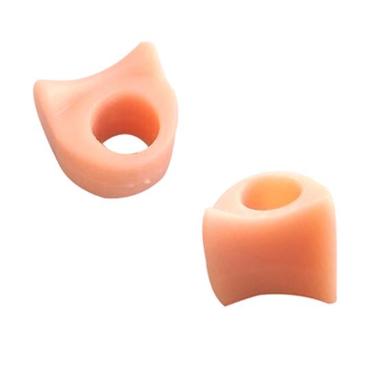 2Pcs Toe Straightener Comfortable Multi-sizes Silicone Bunion Relief Gel Toe Separator for Elder
