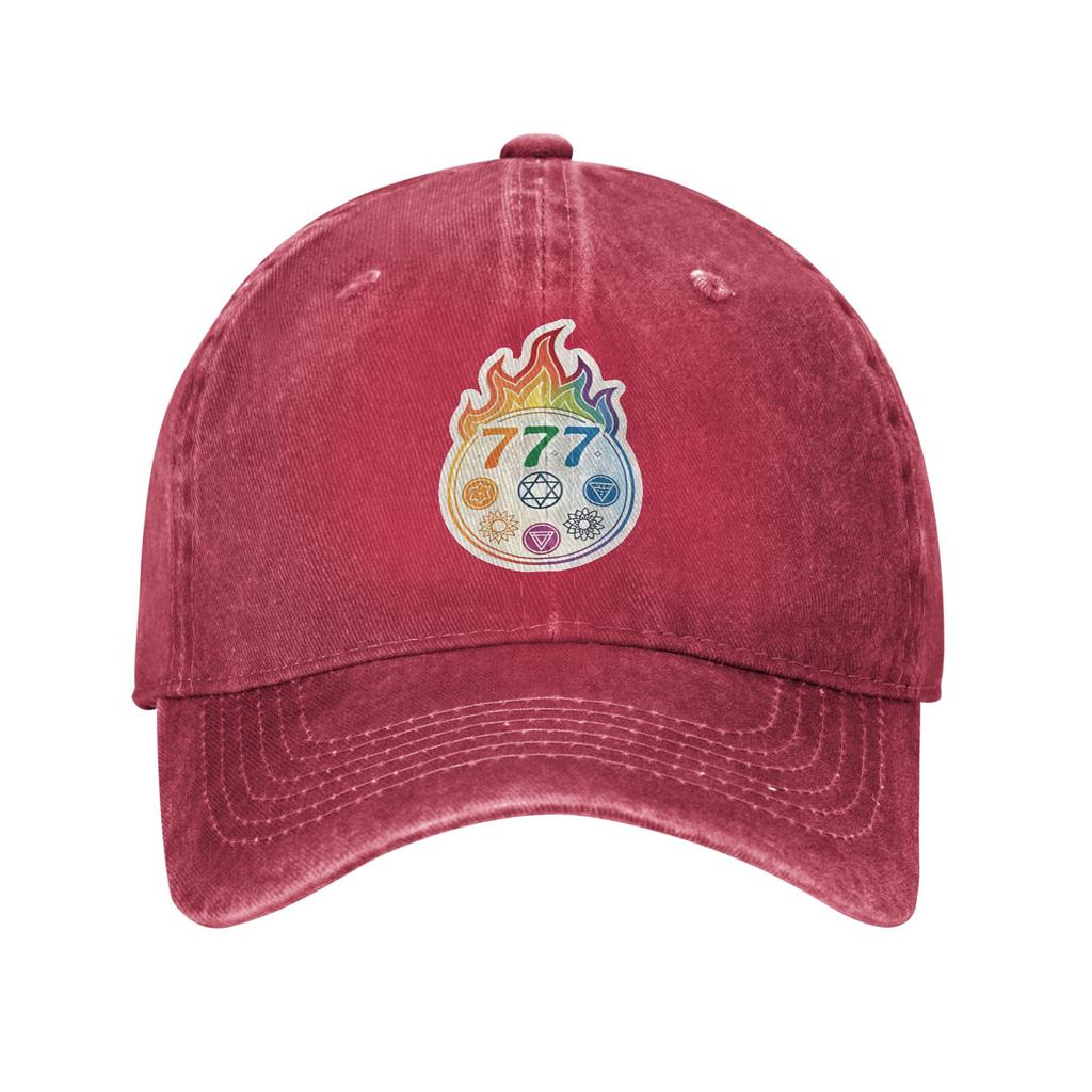 Lucky number witch chakra Baseball Cap Unisex Hats Women Visor Protection Snapback  Lucky Caps